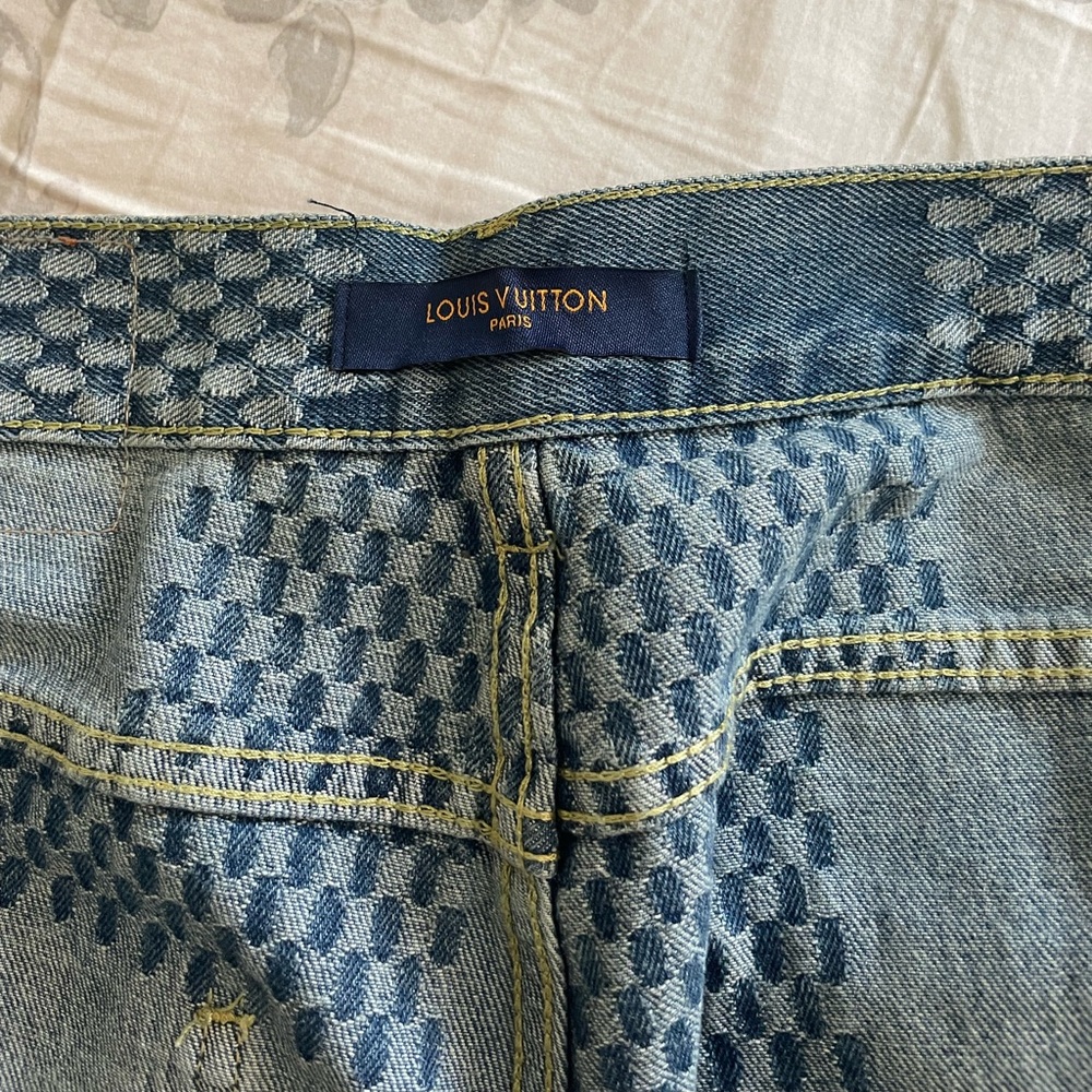 LV blue jeans
